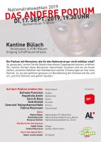 Nationalratswahlen - das andere Podium